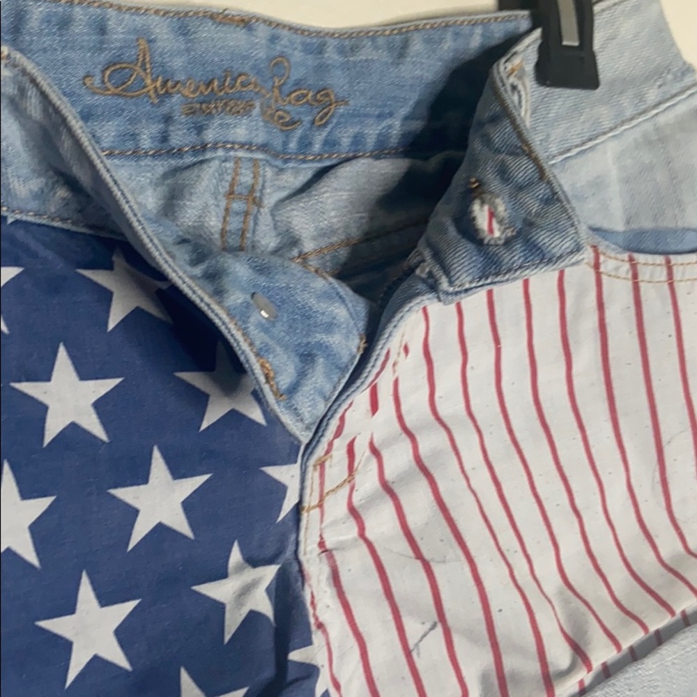 American Rag American Flag Shorts